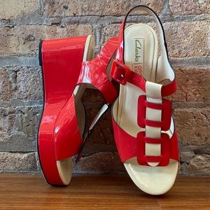 Orla Kiely Platform Sandals